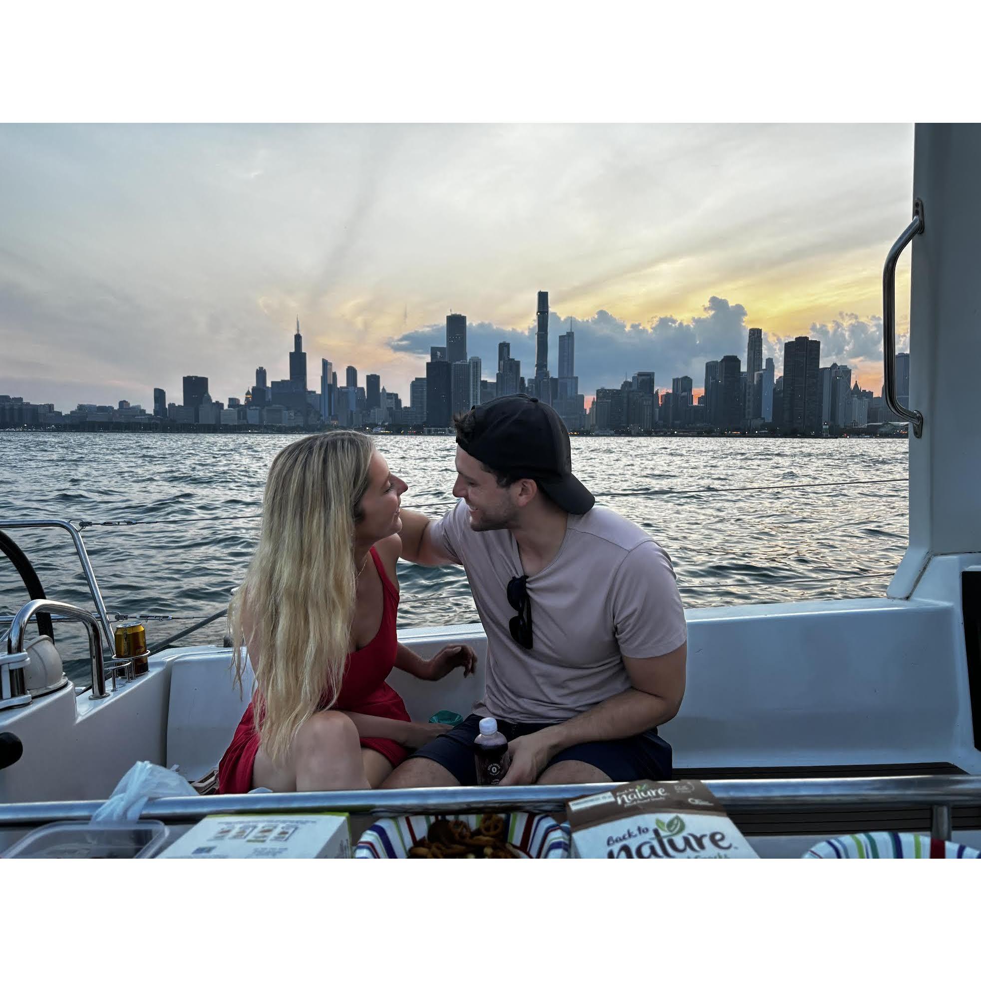 August, 2024- Summer boating in Chicago