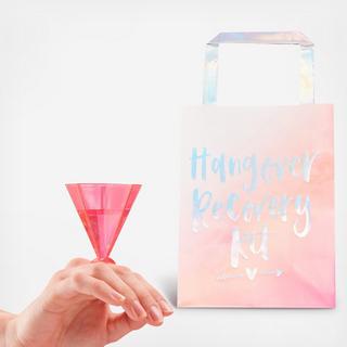 22-Piece Ring Shot Glasses & Hangover Recover Bag Set