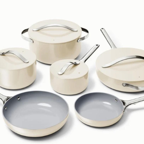 16-Piece Cookware & Minis Set - Cream Color