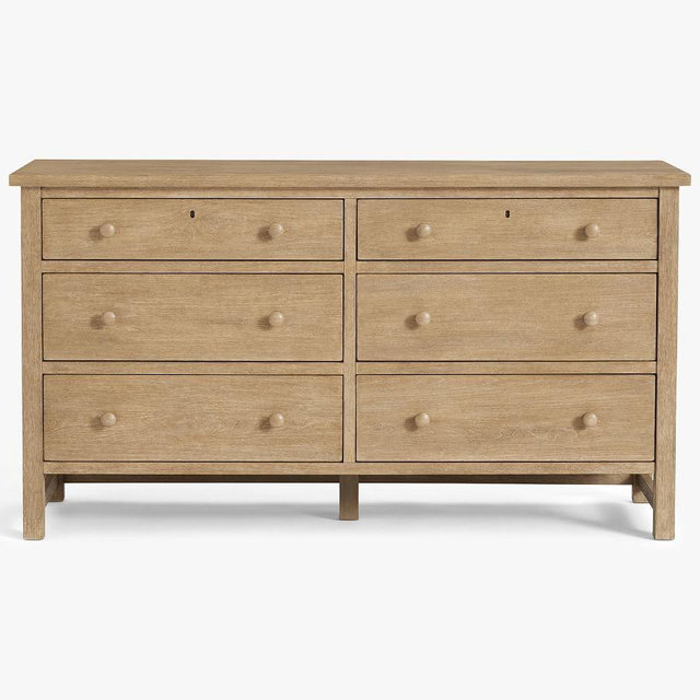 Farmhouse 6-Drawer Dresser, Seadrift