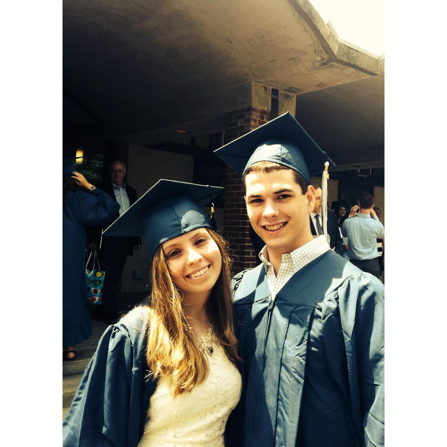 Graduating High School together- June 2015