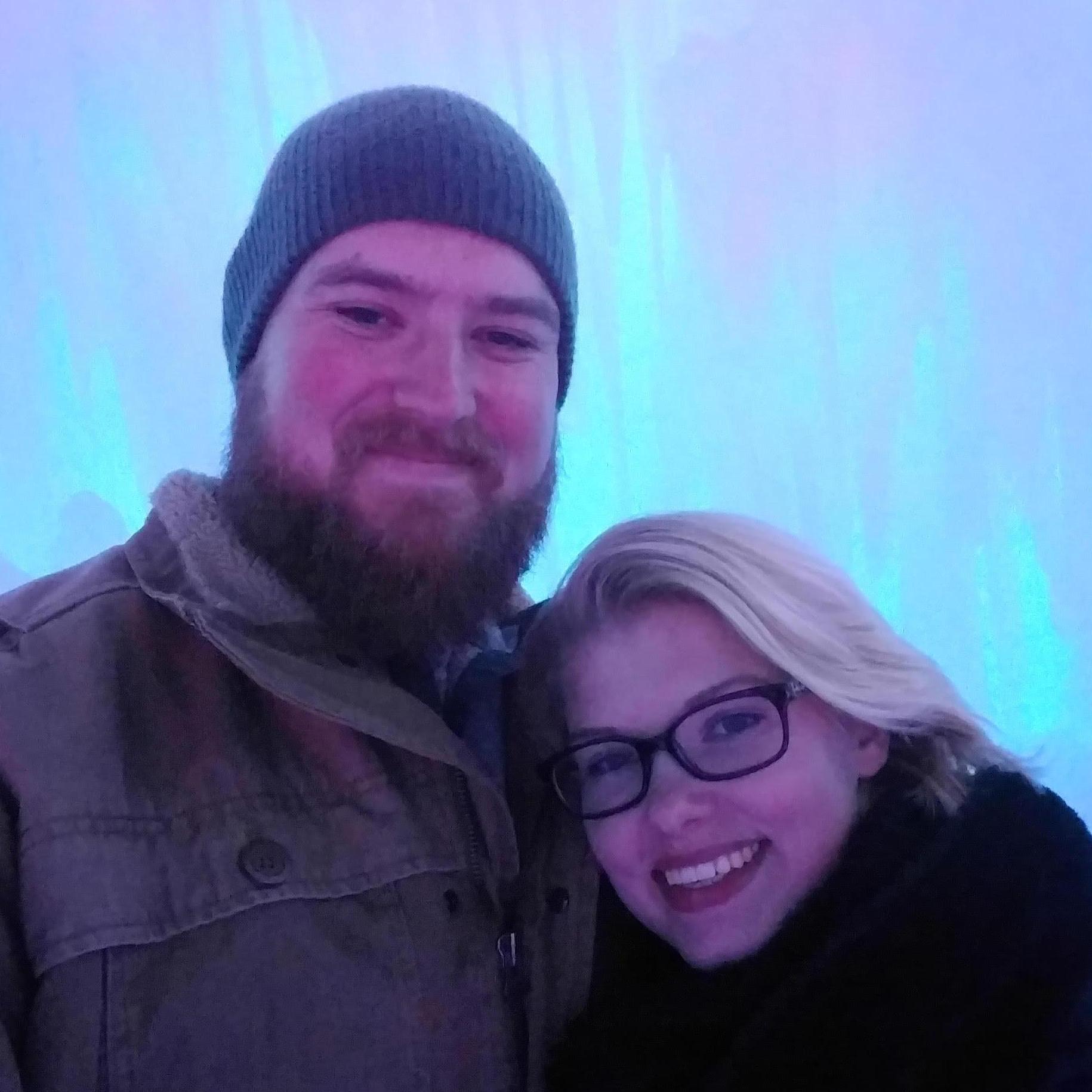 First weekend away together - Trip to the Ice Castles in NH