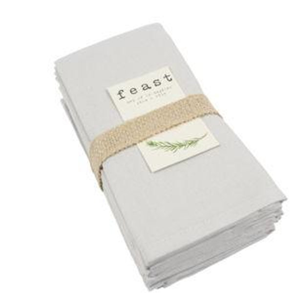 Feast Dinner Napkins (Grey)