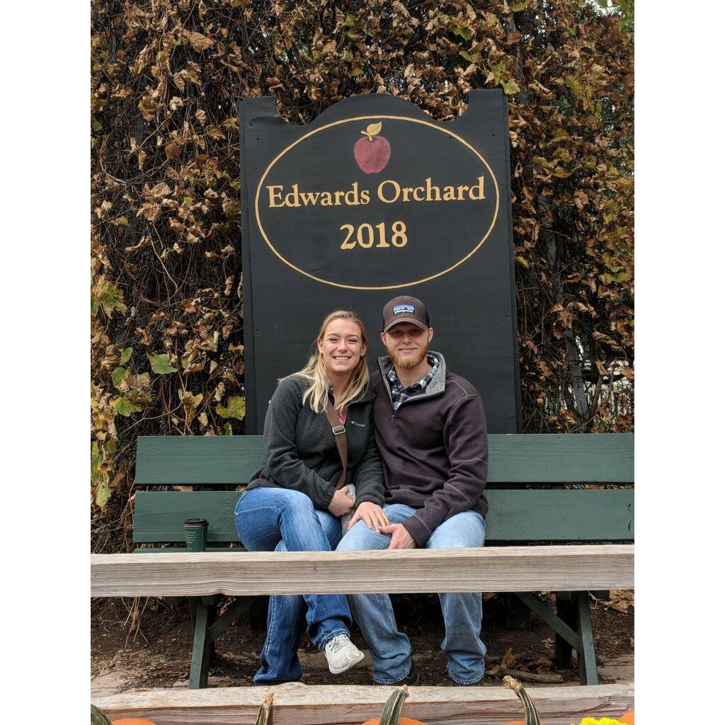 Our first visit to Edwards Apple Orchard.