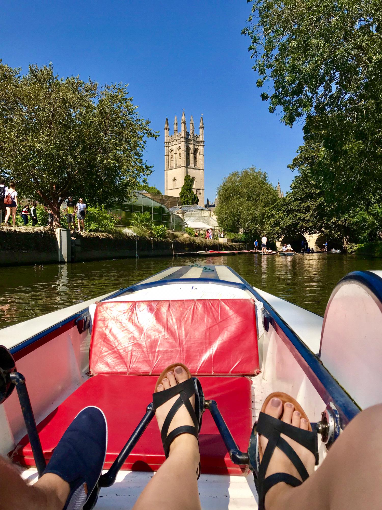 Paddle boat in Oxford