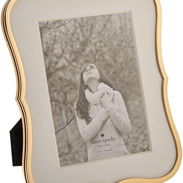 Kate Spade Crown Point Gold 5" x 7" Frame, 1.55 LB, Metallic