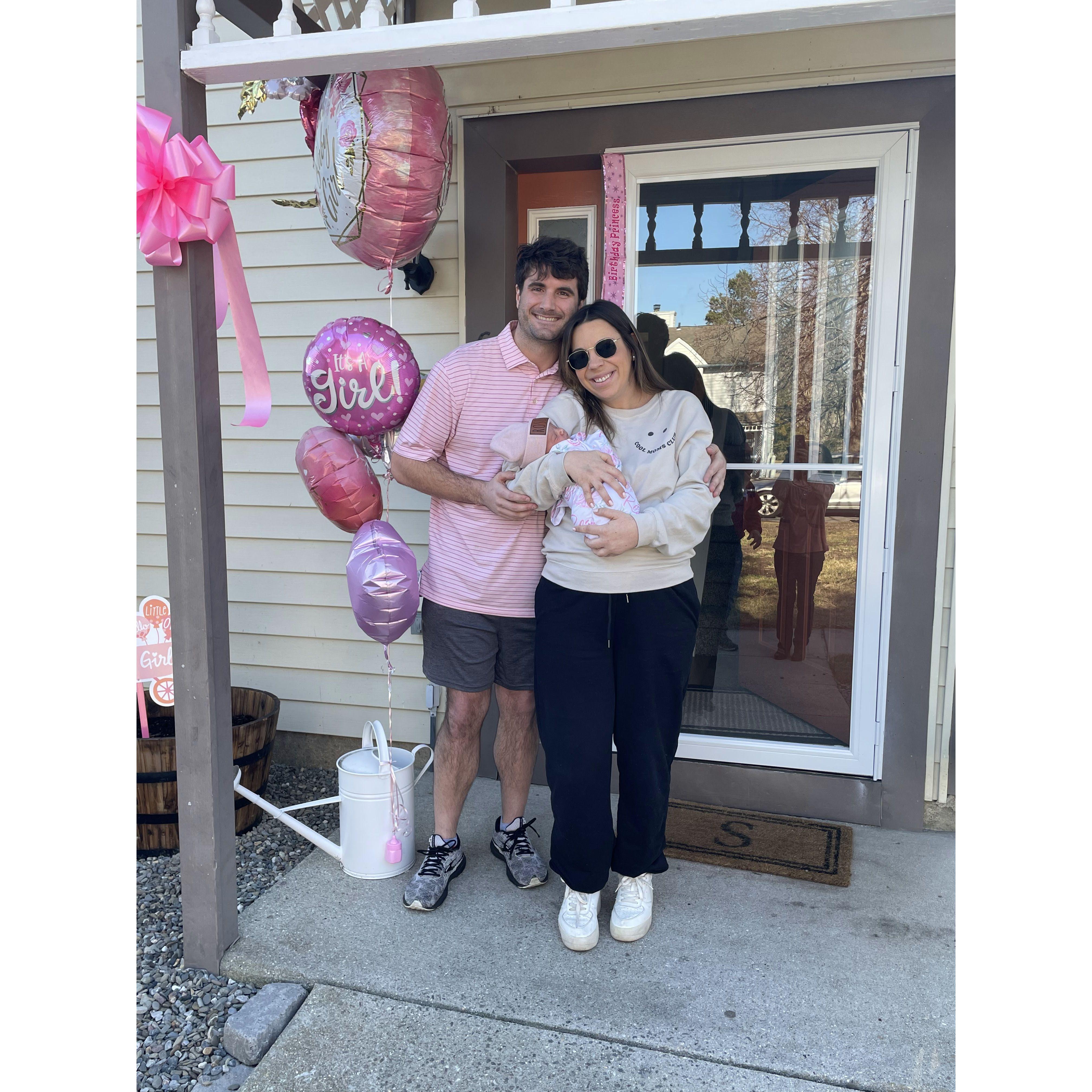 We brought baby Rosie home in February 2023!
