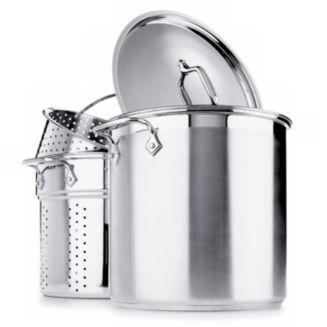 Stainless Steel 4-Piece Multi Pot 12-Quart Cooker