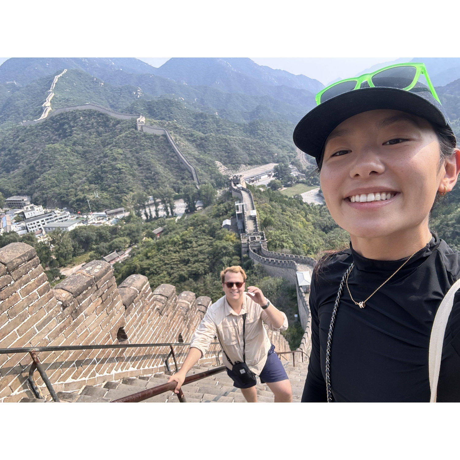 Sweating our way up the Great Wall of China