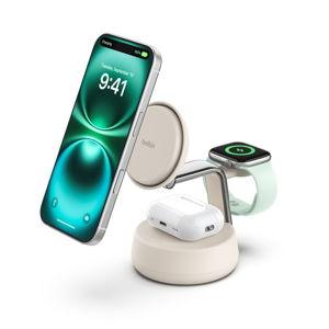 UltraCharge Pro 3-in-1 Magnetic Charging Dock with Qi2 25W | Belkin US