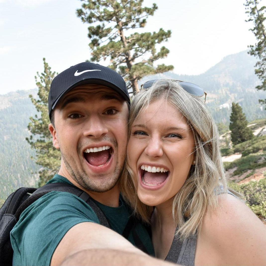 One of our many Tahoe hiking trips!