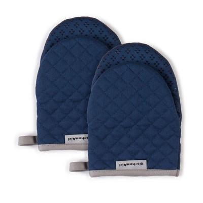 KitchenAid 2pk 5.5"X8" Asteroid Mini Mitts Navy