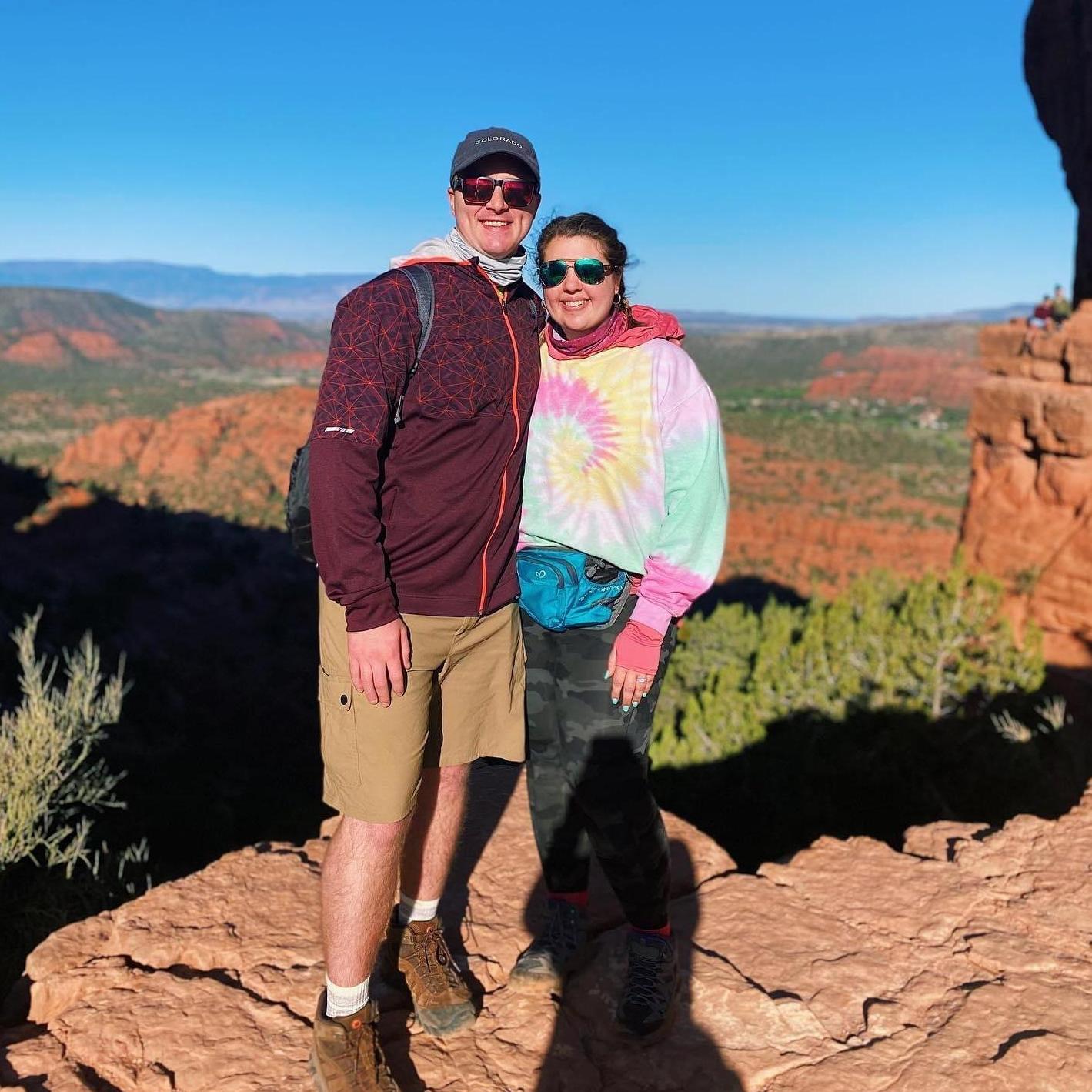 The top of Cathedral Rock in Sedona, AZ!