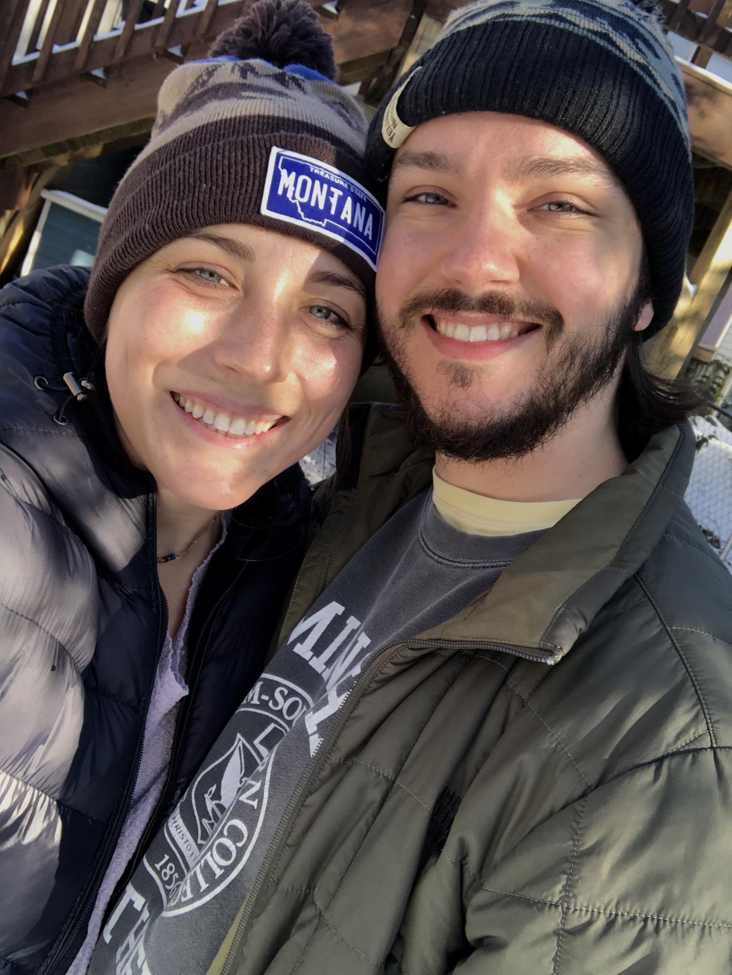 One of our first snow days!