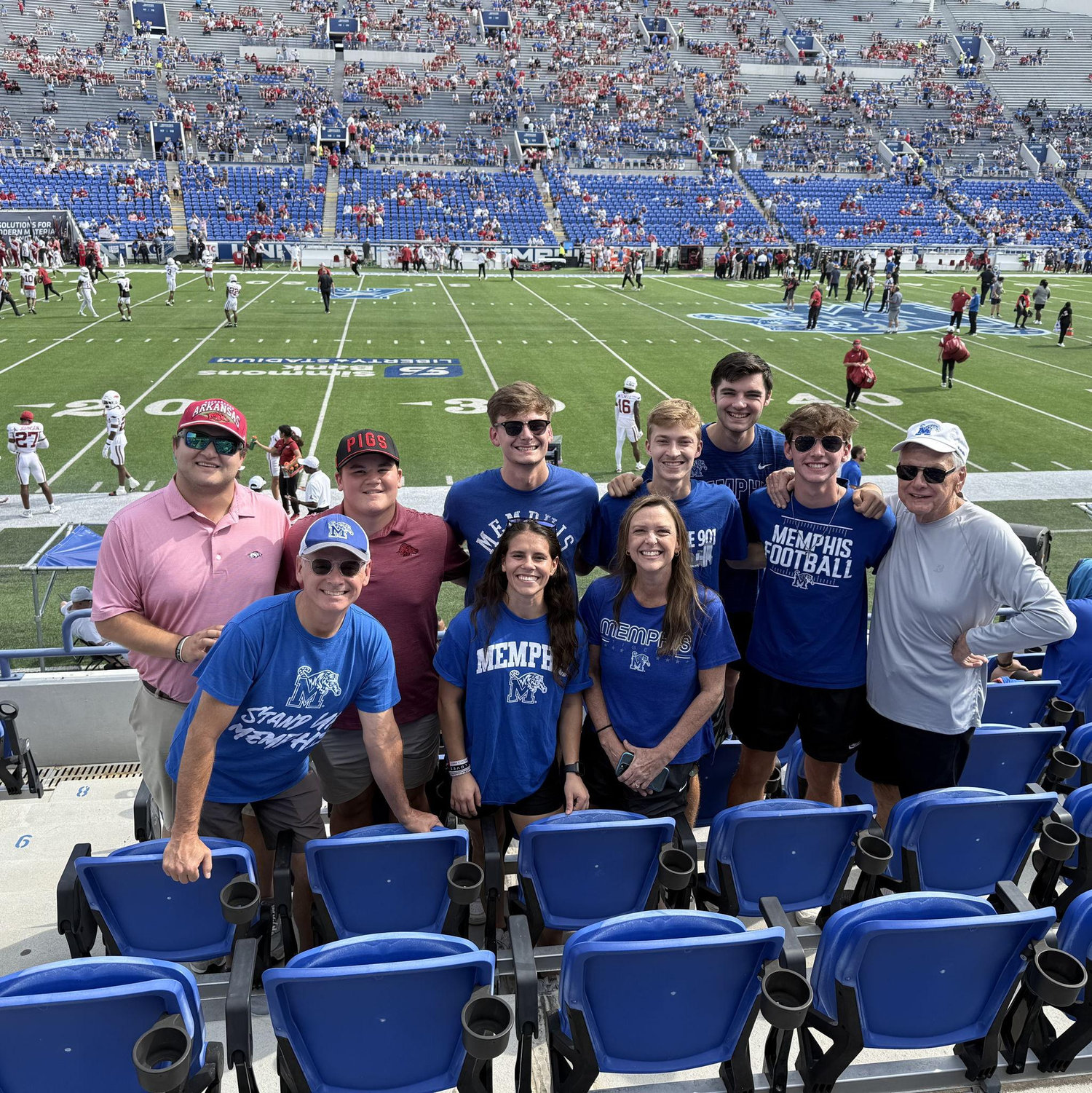 Sep 2025 - Maliea's first trip to Memphis! Tigers W!