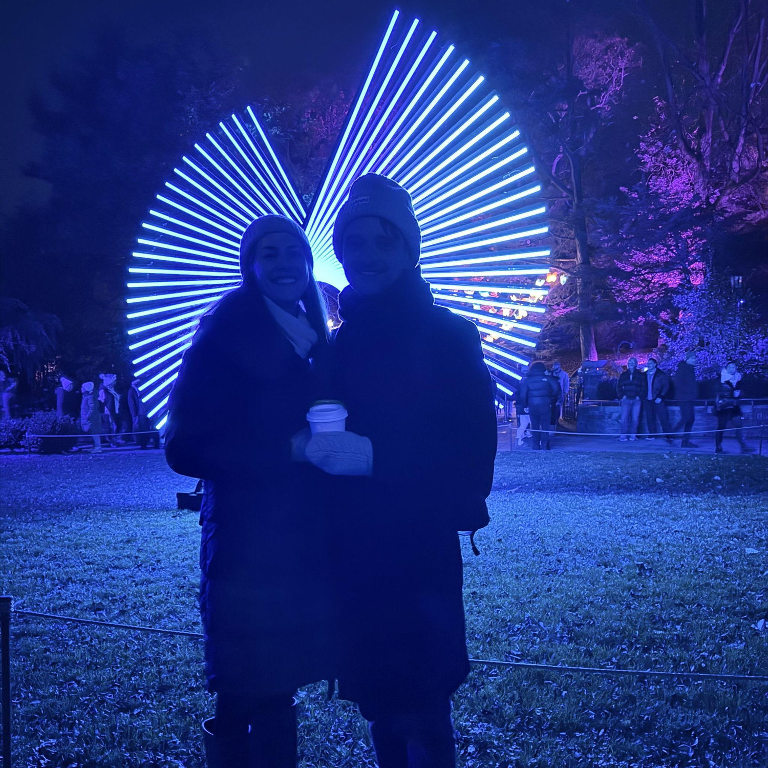 At the Brooklyn Botanical Gardens