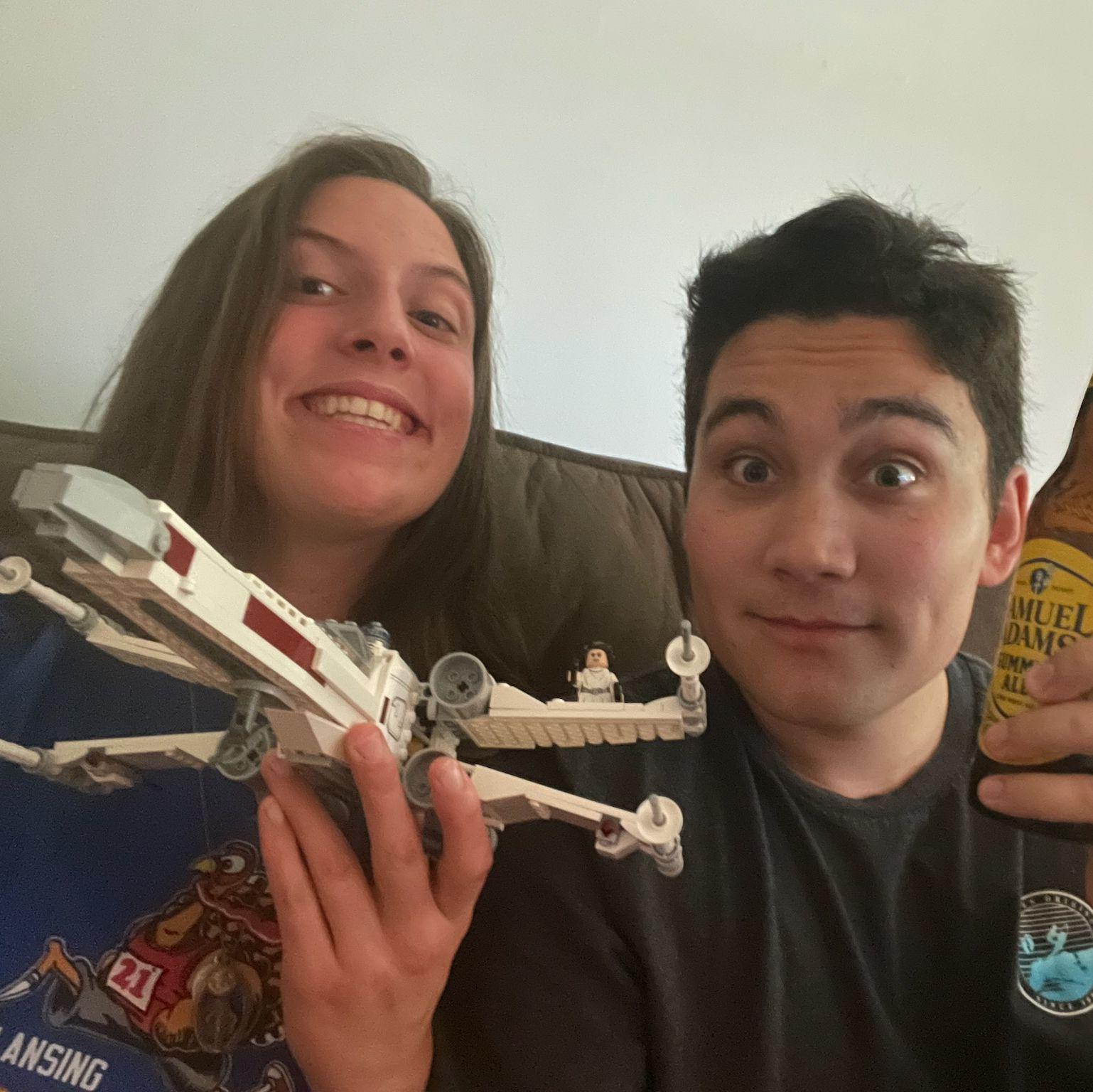 Lego Date. Everyone needs an X-wing in their life.