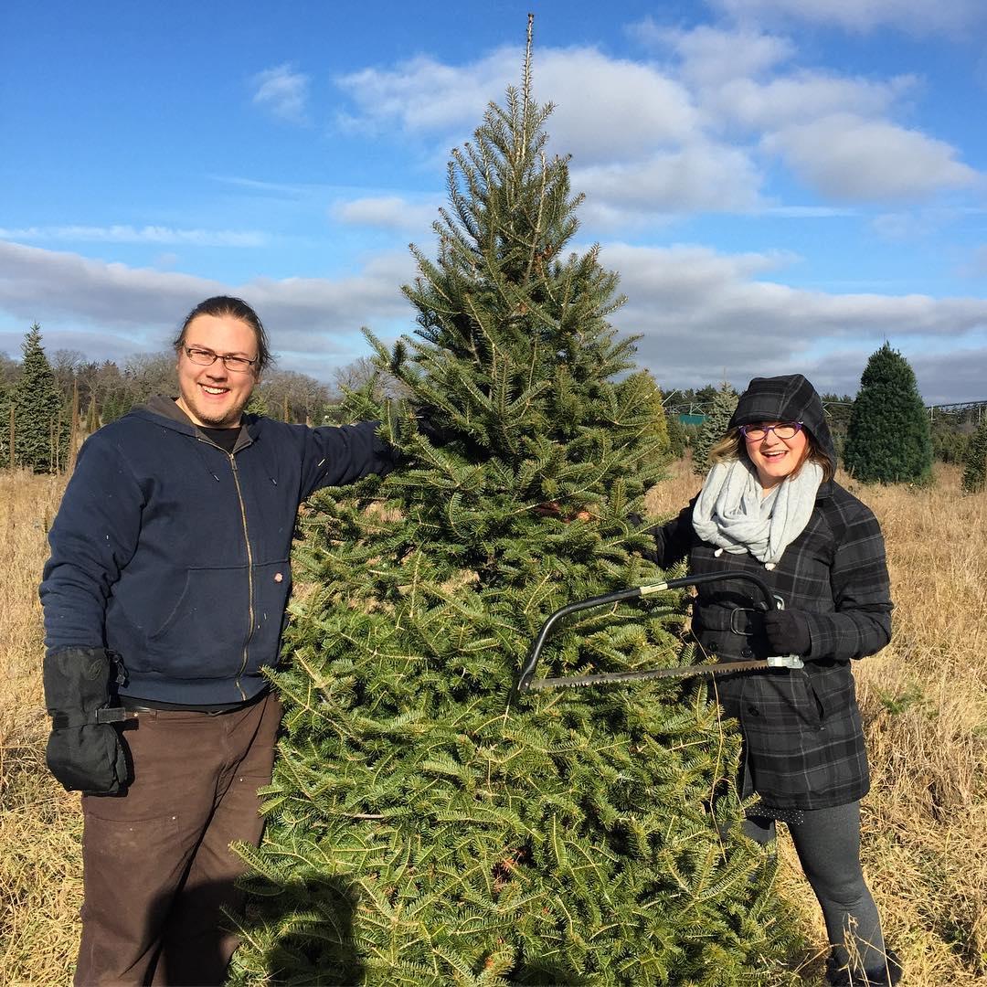 Our first Christmas tree.