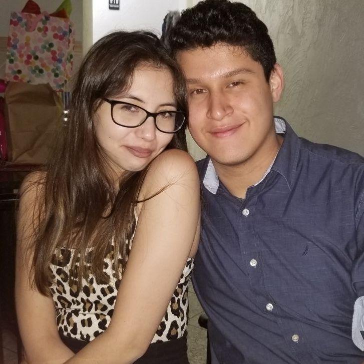 Our very first photo together