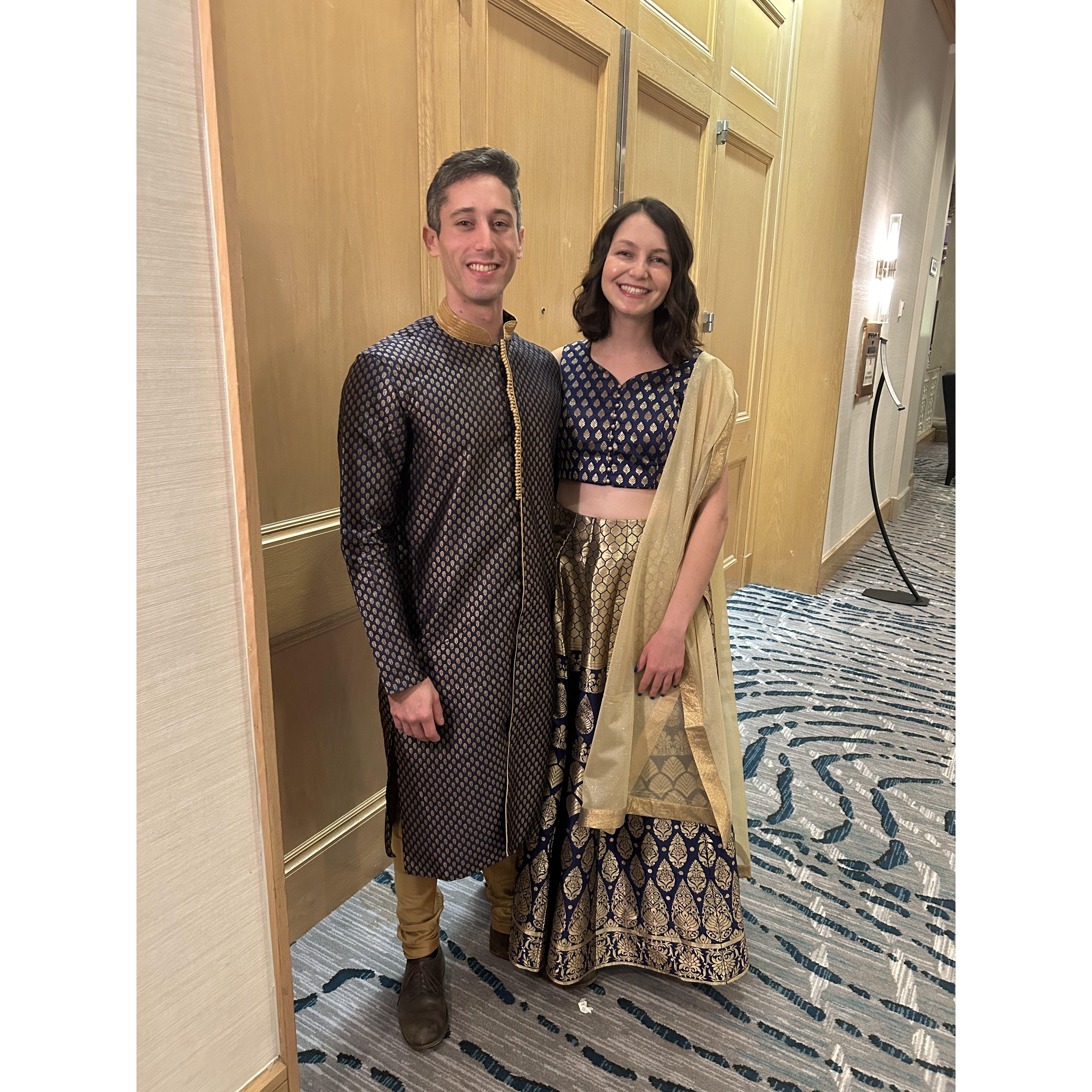 At a traditional Indian wedding in Chantilly, Virginia - November 2024