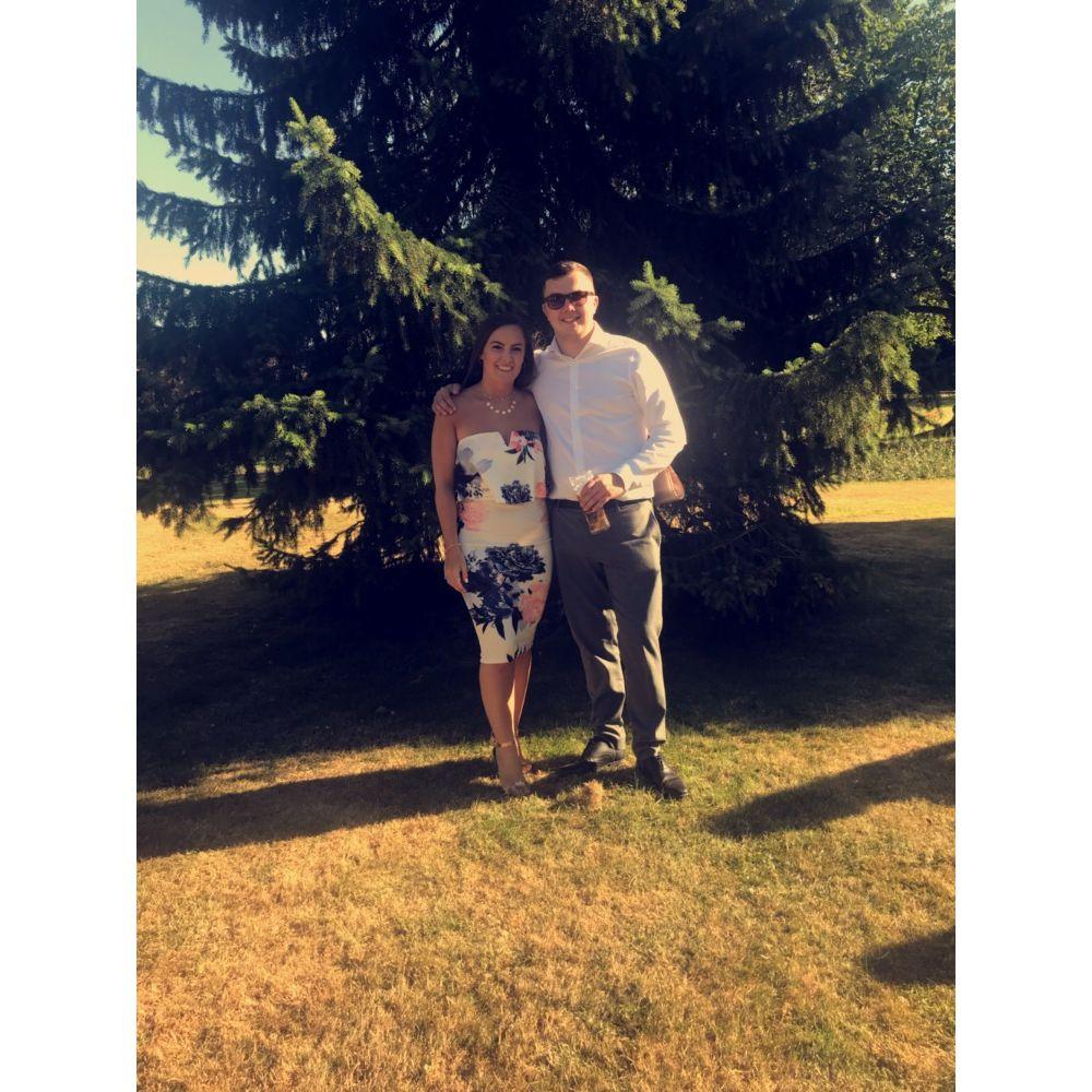 Our first wedding together!