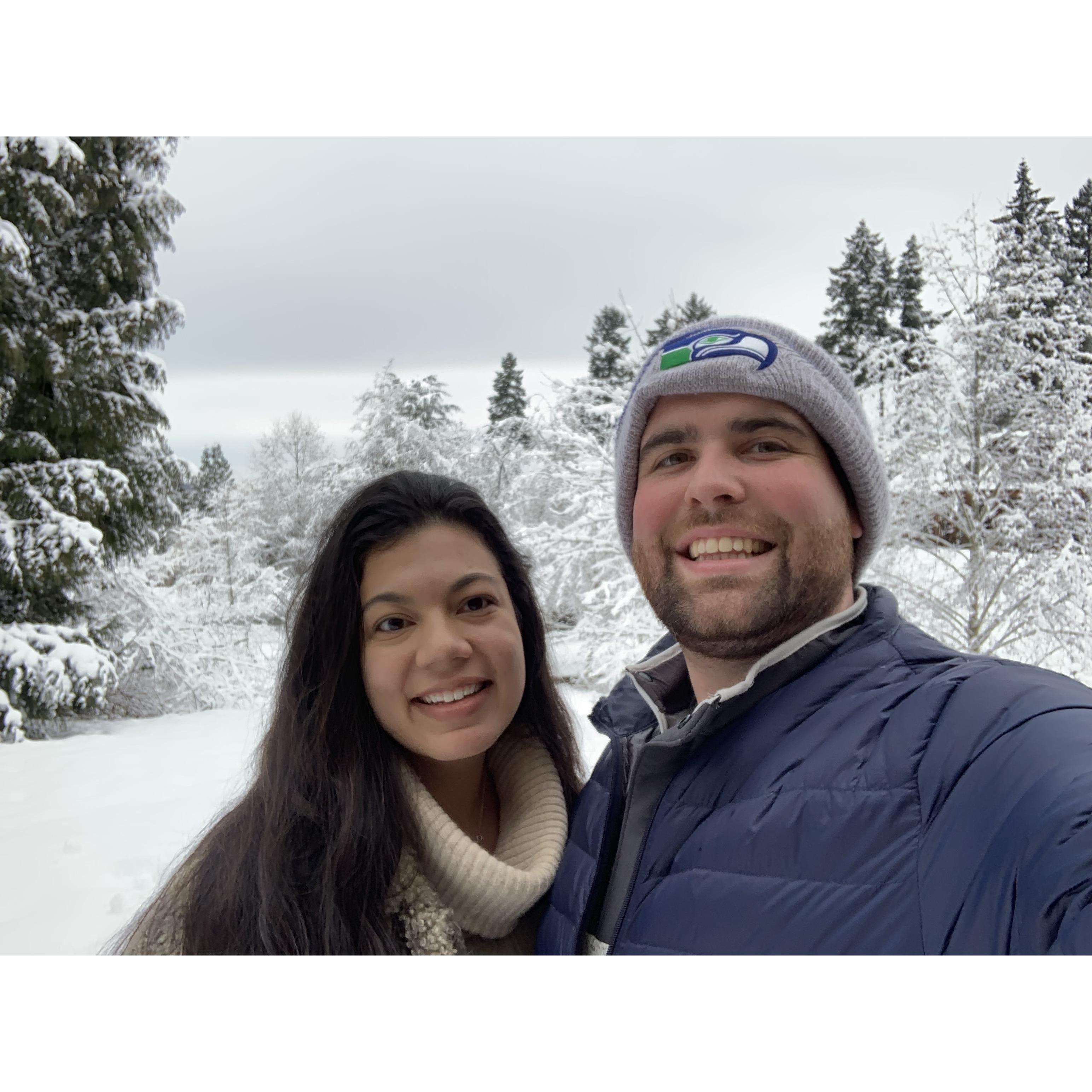 Enjoying the slopes but staying off the skis - Whistler, Canada (sike - Gabriella's Backyard)