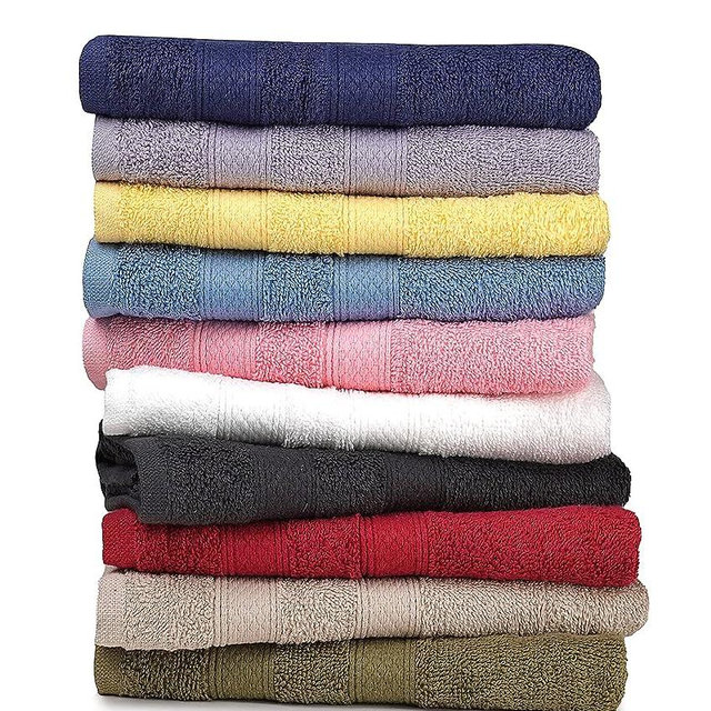 ZUPERIA Classic Hand Towels - 10 Pack - 16" x 28" - Ultra Soft 100% Cotton Large Bathroom Towels, Highly Absorbent Towel for Bathroom, Ideal for Pool, Home, Gym, Spa, Hotel (Assorted)