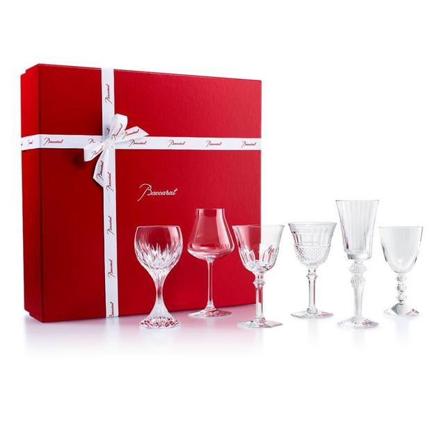 BaccaratBox of Assorted Wine Glasses, Set of 6