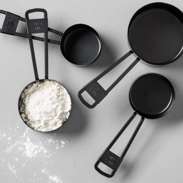 5pc Measuring Spoon Black - Hearth & Hand™ with Magnolia