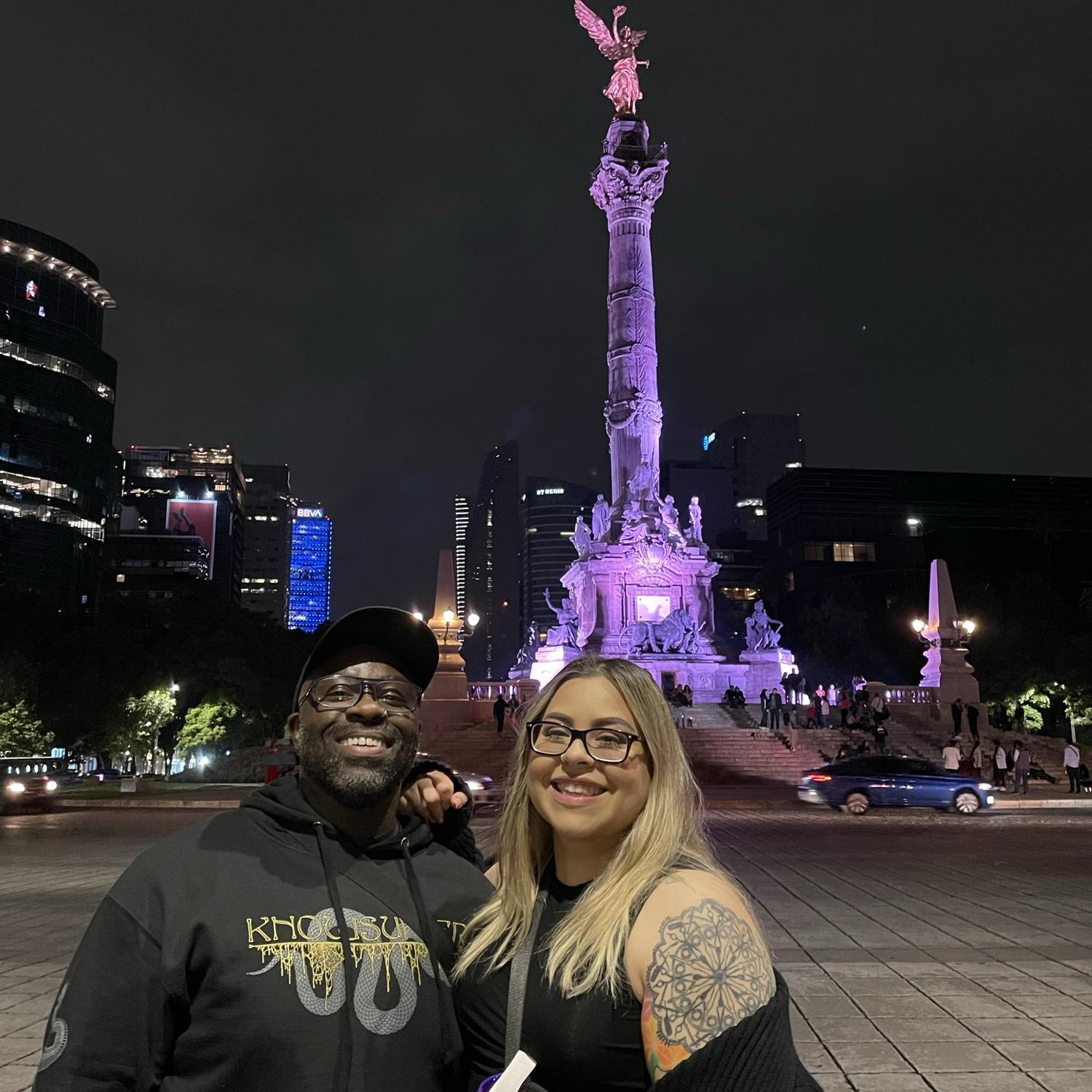 Jays first time visiting Karen and Erick in Mexico City