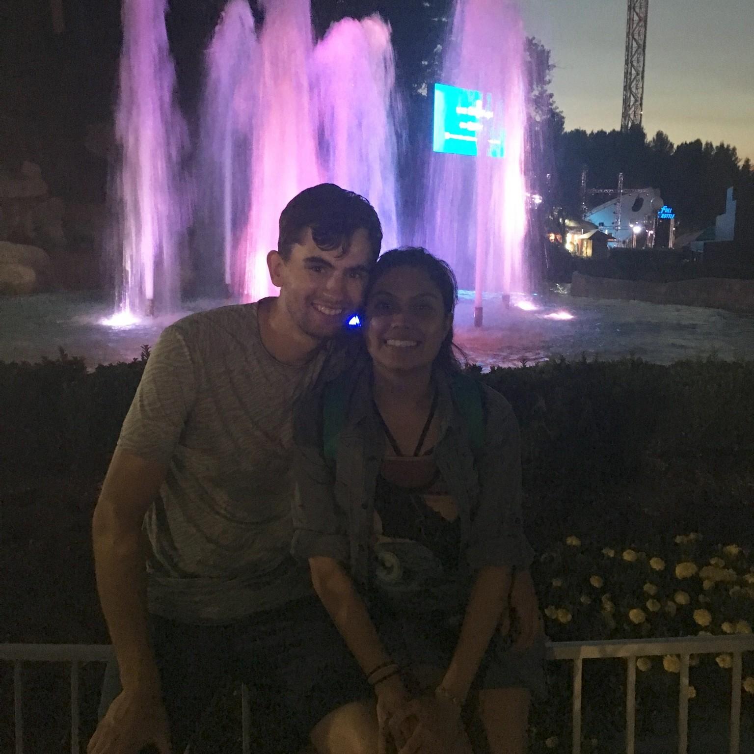 After a day at Magic Mountain.