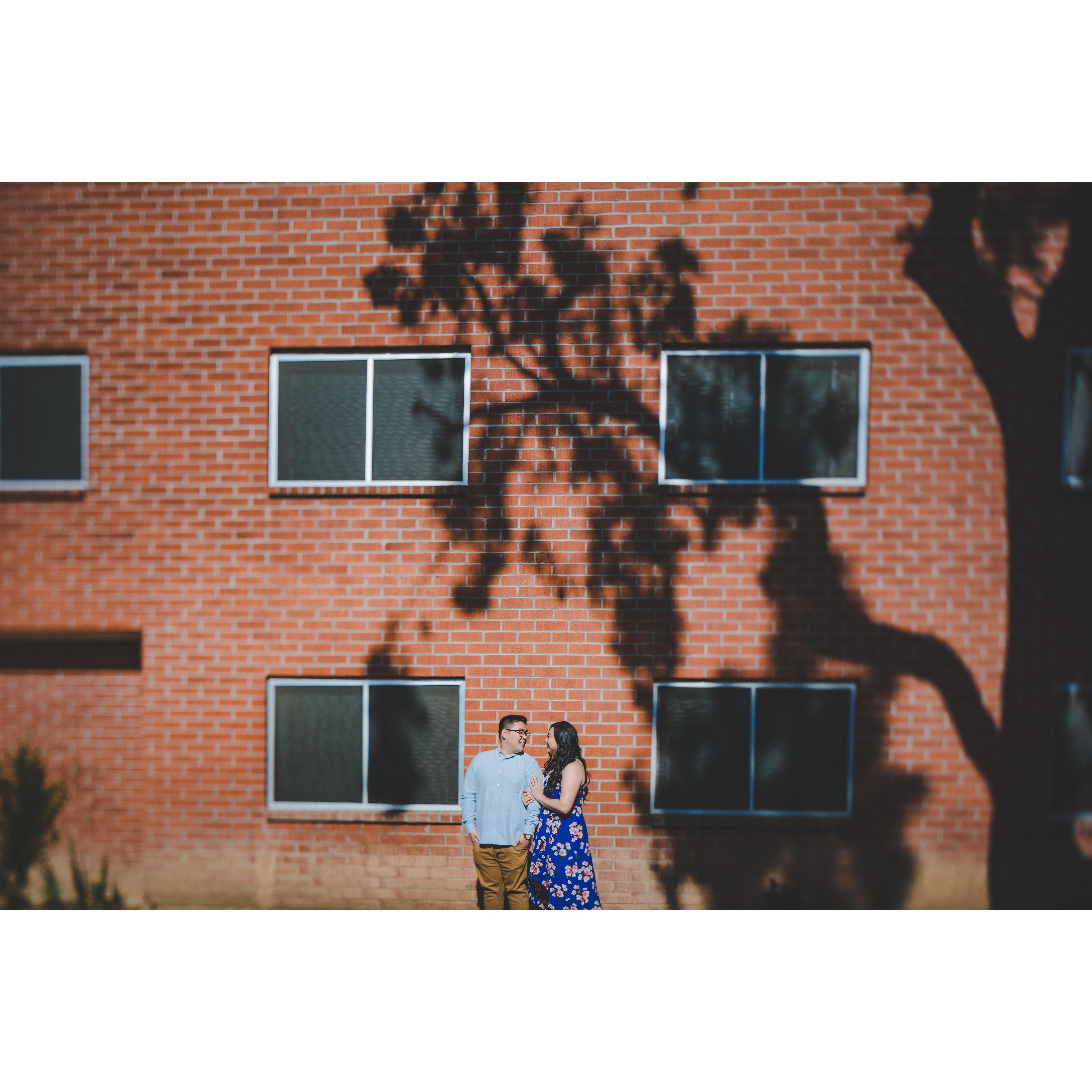 The red brick dorms are where we met. Tenaya to be exact.