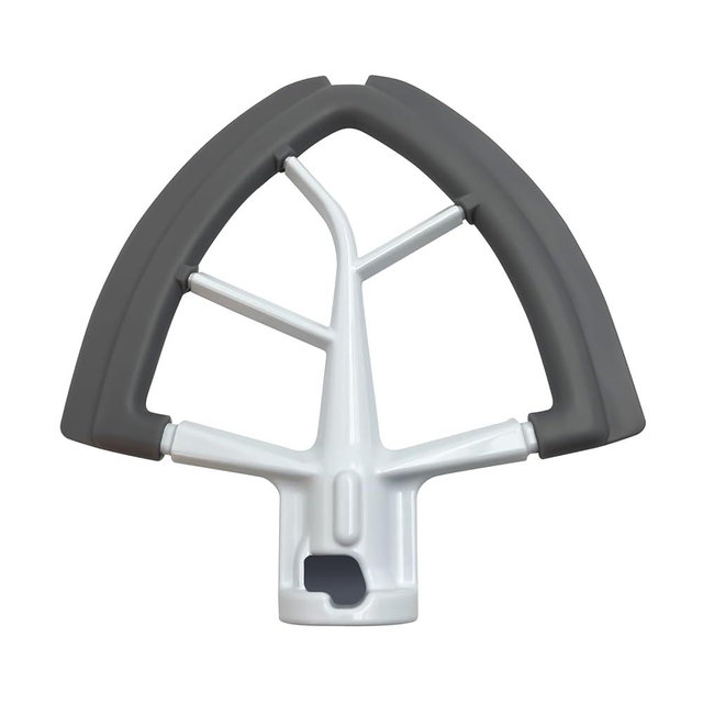 Flex Edge Beater, Stand Mixer Accessories and Attachments, Standing Mixer Accessory Fits Tilt Head Stand Mixer for 4.5-5 QT Mixing Bowl, Silicone Edges