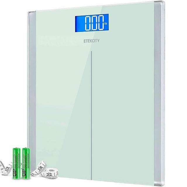 Etekcity Digital Body Weight Bathroom Scale with Step-On Technology, 400 Lb, Body Tape Measure Included