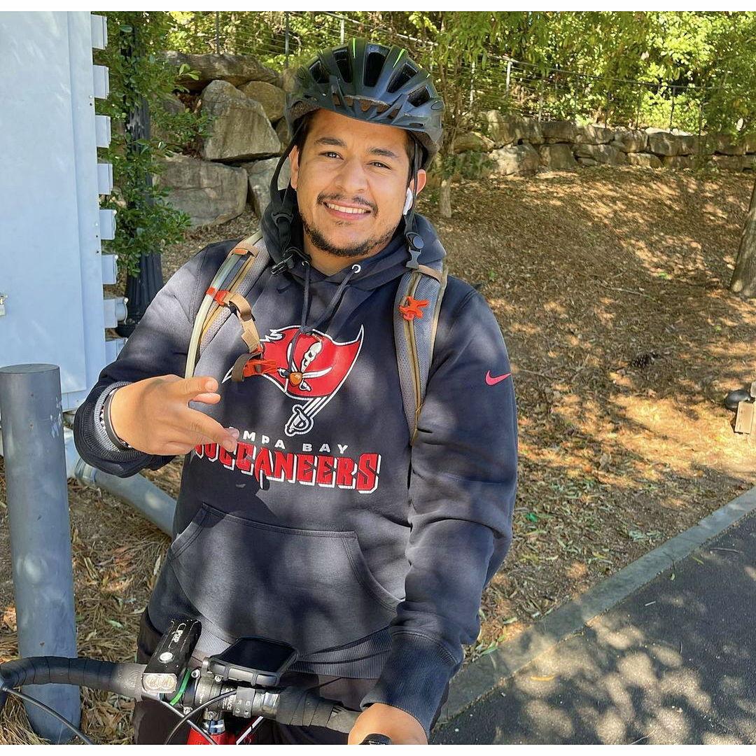 Luciano's favorite thing to do 🚴🏽⚾️🏈