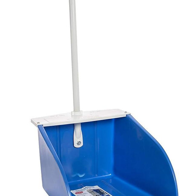 McLane Stand-Up Dust Pan, Indoor and Outdoor, Wide Mouth Dust Pan for Kitchen and Garage, (DP5)