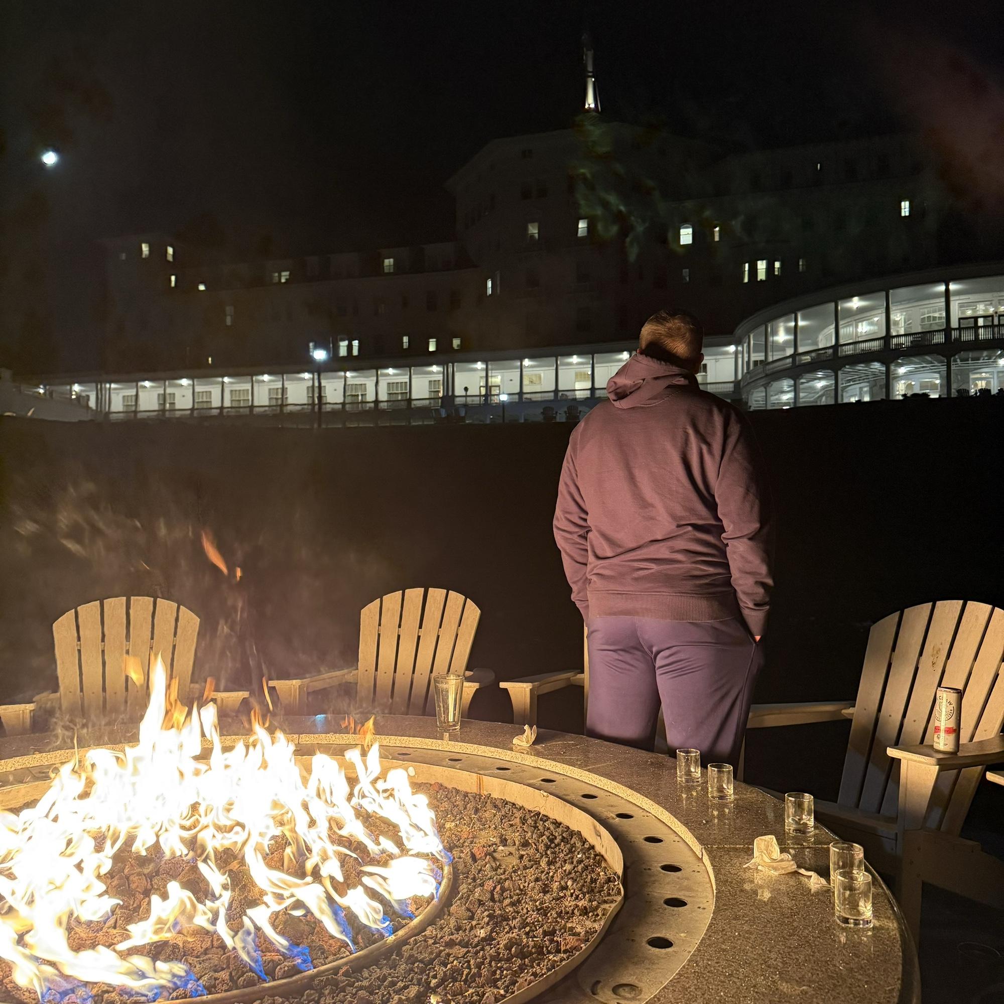 Fire pits that will be reserved for Friday night!