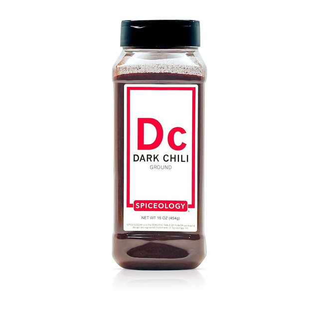 Spiceology – Dark Chili Powder – Rich, Smoky Chili Powder Blend for Tacos, Chili, BBQ Rubs, Mexican Recipes & Everyday Cooking – Chef-Quality, Freshly Ground Seasoning – 16 oz