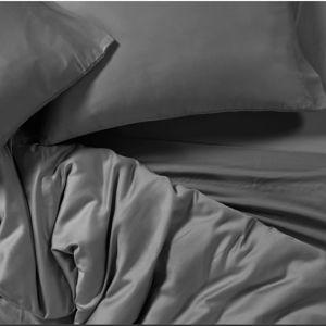 AiryWeight Eucalyptus Duvet Cover: King- color: Storm