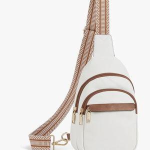 Small Sling Bag for Women Leather Crossbody Bags Fanny Pack Chest Bag for Travel