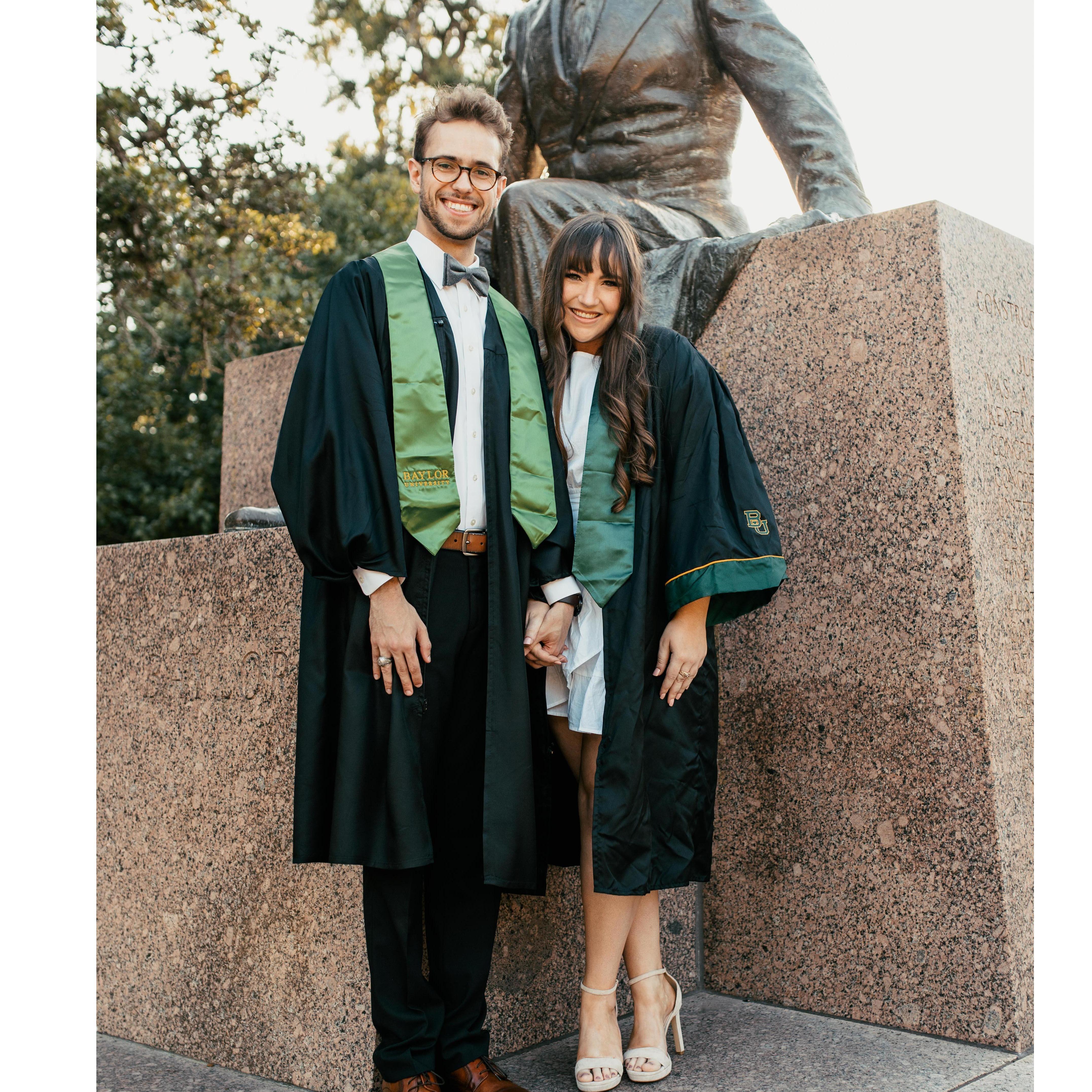 After dating throughout our time at Baylor, we took our senior pictures together!