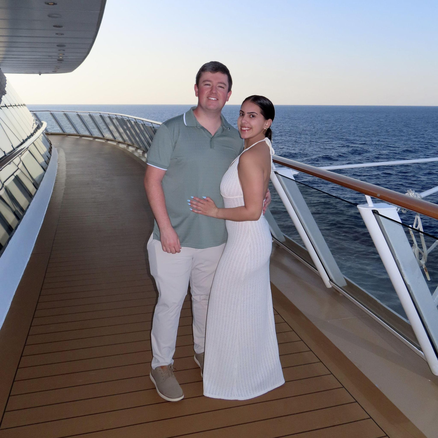 Us in the Caribbean on another cruise