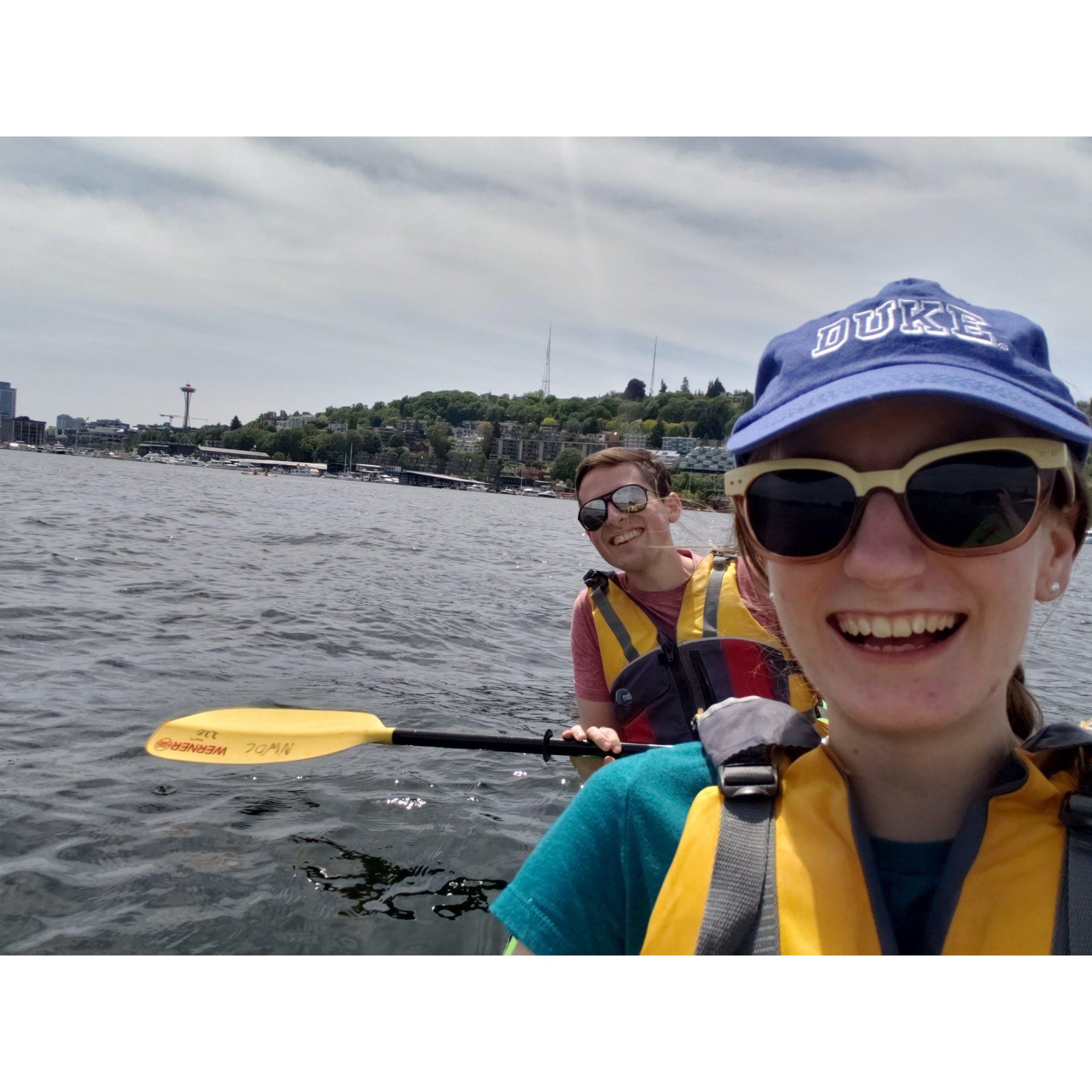 Kayaking on Lake Washington - May 2022, Seattle, WA