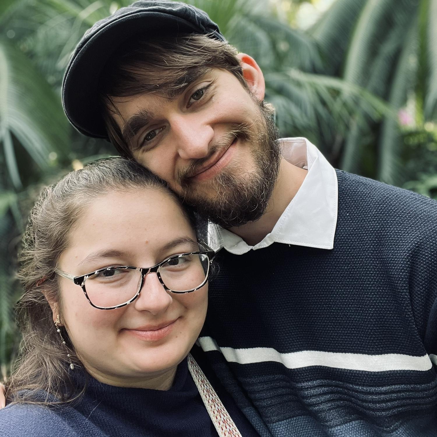 Here is Andrew and Vanessa, a few days after we were engaged! They are both super excited to begin this new phase together!