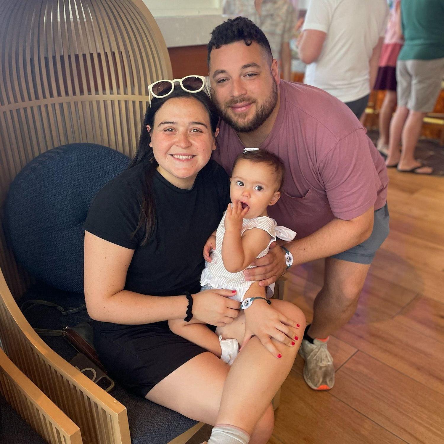 Luke and Joy with our god-daughter, Avery Jo in the Bahamas