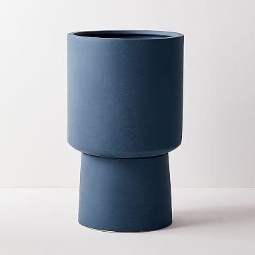 Bishop Planter, Tall, Midnight