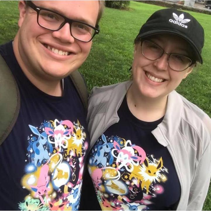Playing Pokemon Go- one of our favorite things to do together!