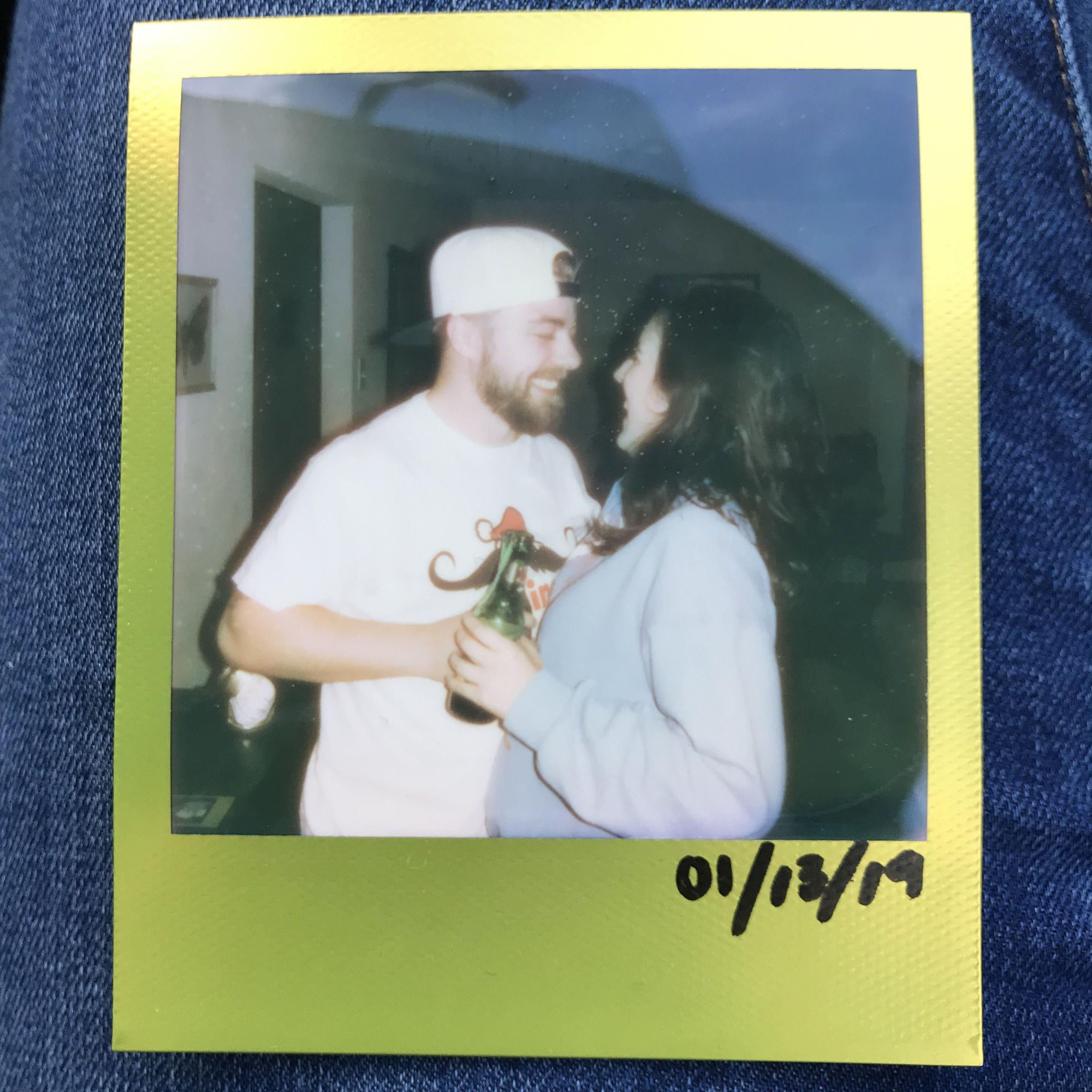 Our first photo together
