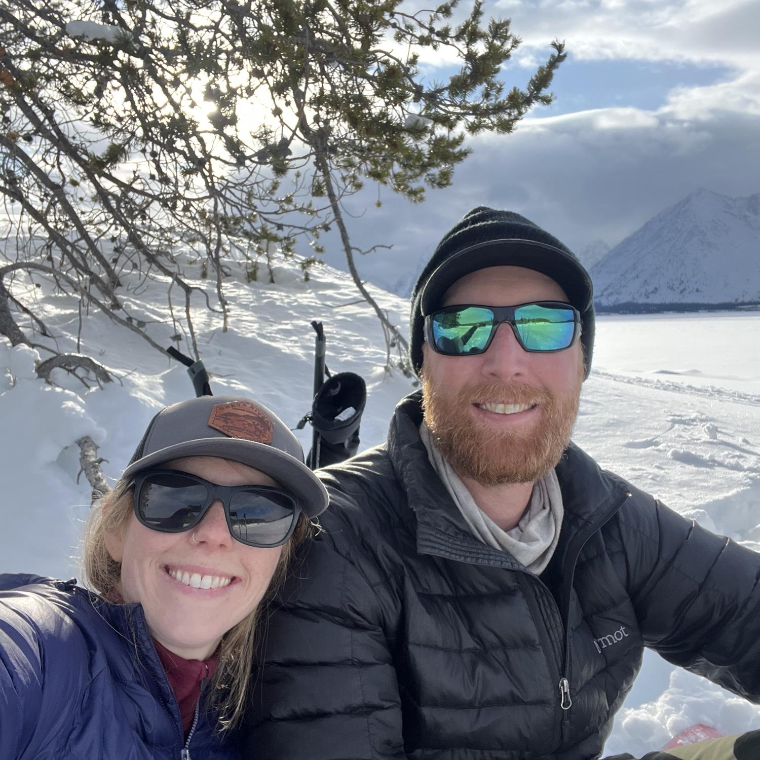 Jackson Lake, Grand Teton Park, February 2025.