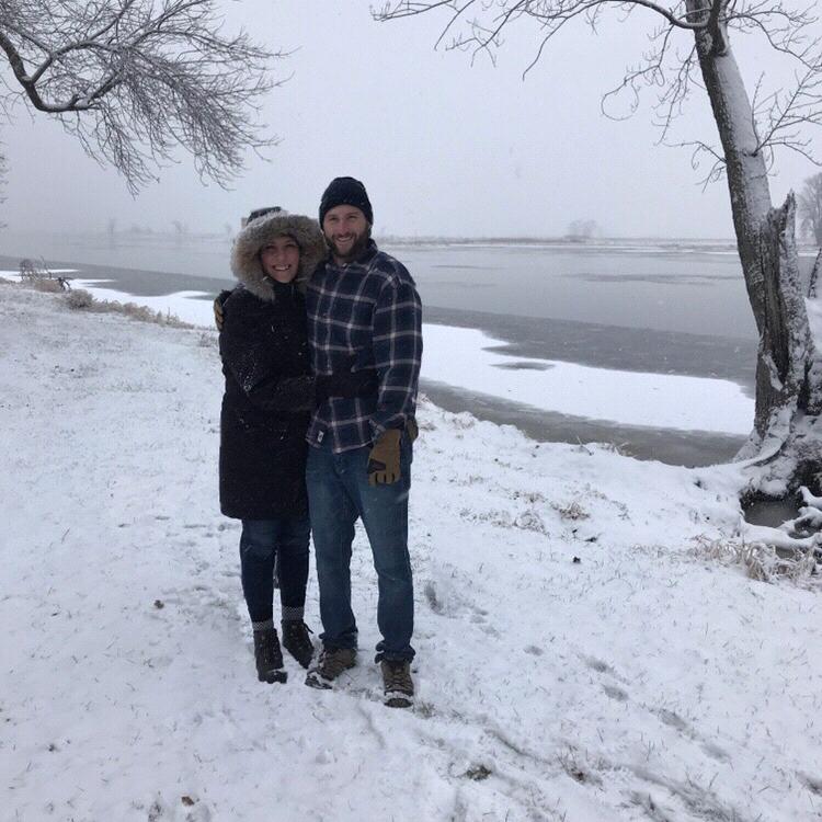 Goose Island in La Crosse during Kayla's first trip to Eric's hometown.